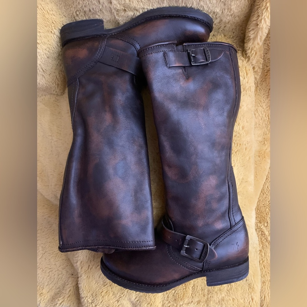 frye veronica slouch tall boots